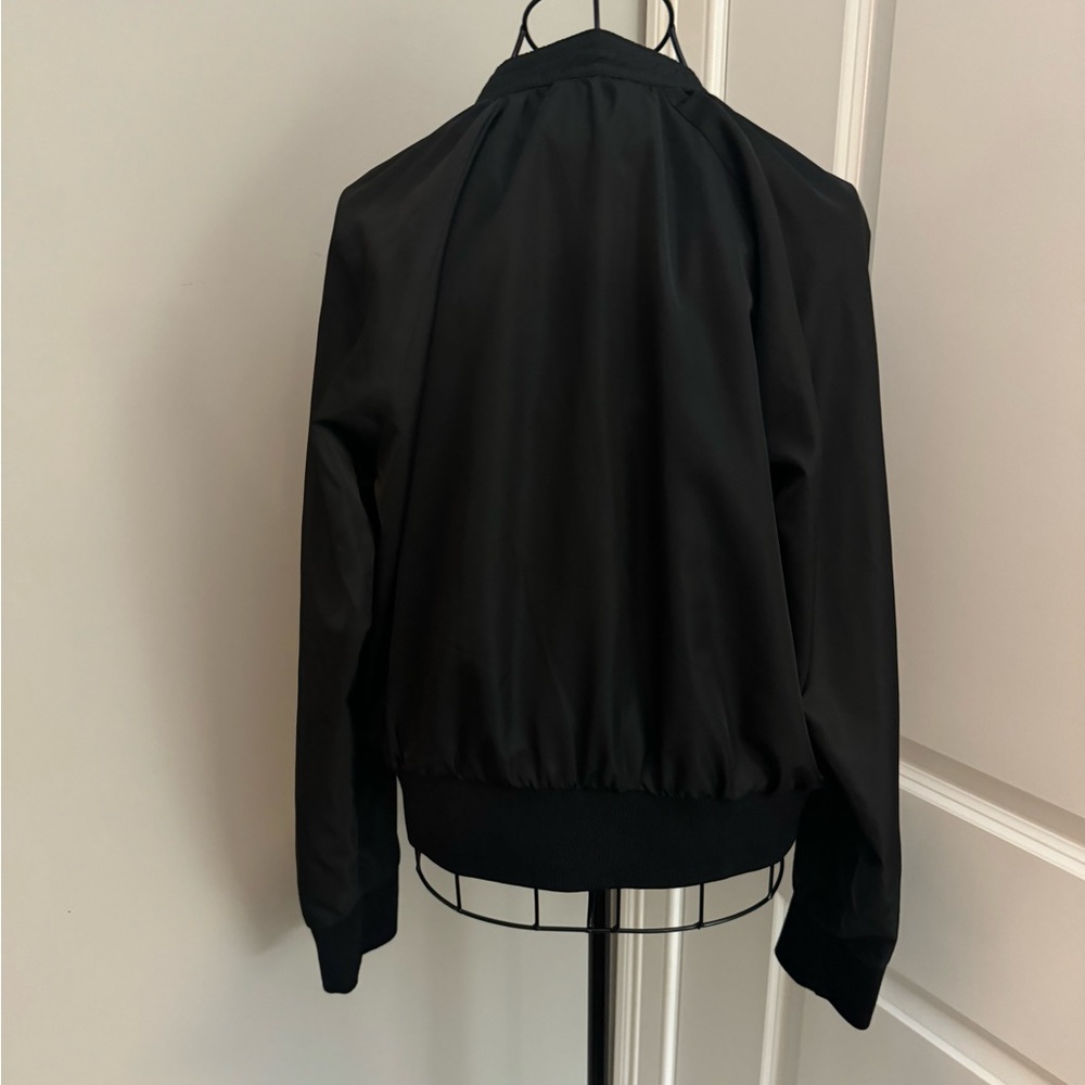 Free People Midnight Bomber Zip Jacket In Black Size Small - Picture 9 of 11